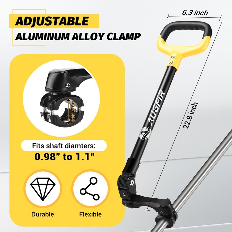 Weed Eater Handle, Ergonomic String Trimmer Handle with Adjustable Shoulder