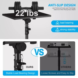DECOSIS Projector Stand Tripod, Laptop Tripod Stand Adjustable Height from 23.5 to 63...