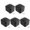 NineLeaf Black Waterproof Junction Box, IP66 Outdoor Electrical Enclosure, Small