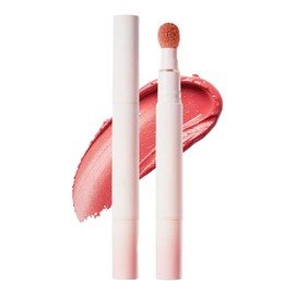 Gymfber Judy Doll Liquid Lipstick, Judy Doll Cushion Lip Powder Cream, 2 in 1 Matte Air Cushion Lipstick - Non-Stick Cup, Velvet Matte Finish, Long Lasting, Moisturizing (#N15 Milk Tea Color)