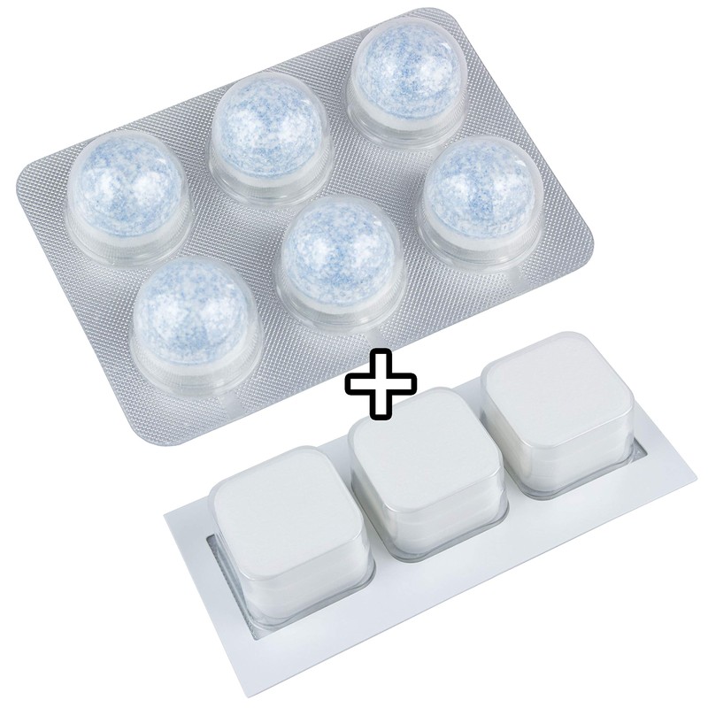 Descaling Tablets and Cleaning Tablets for Jura-Capresso Automatic Coffee and