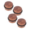 4PCS Cylindrical Door Stopper Prevent Impact Silent Punch Free Solid