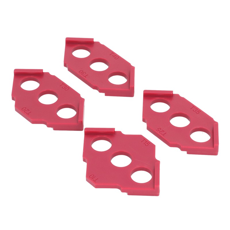 4PCS C Corner Templates Woodworking Router Trimmer Template Straight Bevel