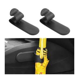 JNNJ 2 pieces car boot umbrella hooks, car umbrella holder clip, umbrella holder clip hook, car umbrella hook, boot umbrella hanger, hook organiser, universal