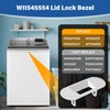 W11545554 W11559688 Washer Lid Lock Bezel Replacement Compatible with Whirlpool