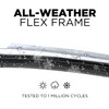 ClixWipers 22" + 22" (Set of 2) Chrome All Weather