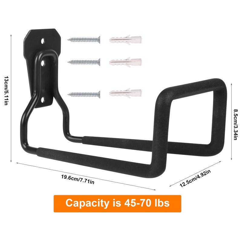 Peomev Metal Garden Hose Holder - Heavy Duty Hose Hanger