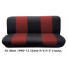 YS Mesh Black/Red This Seat Cover Fit Most 1940~72 Chevy