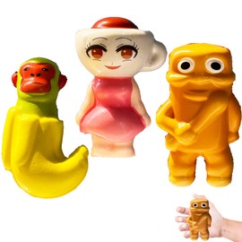 BAGUBDR 3Pcs Italian Brainrot Toys Set, Tabba Squishy, Italian Brainrot Figures Suitable for Creative Home Decor and Office Desk Accessories