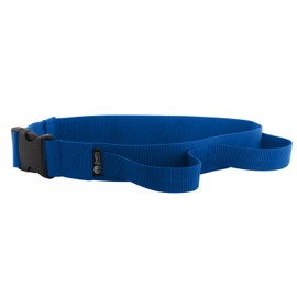 GUOER Walking Gait Belt with Handles Transfer Belts Blue (25"-52")