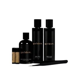 Golden Grooming Company- Golden Grooming Co. Essential Men's Skincare Routine Set - Sistema completo para el cuidado del rostro | Limpiador facial, De