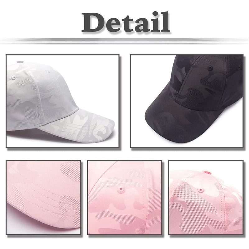 White Fang CA479 Men's Cap, Camouflage, Simple Design, Stylish, Stylish,