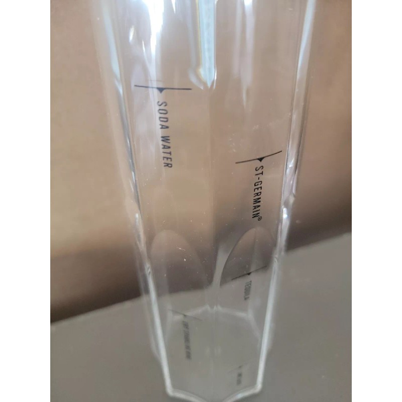 St. Germain ST GERMAIN Acrylic Cocktail Carafe w' Recipe 11.75"