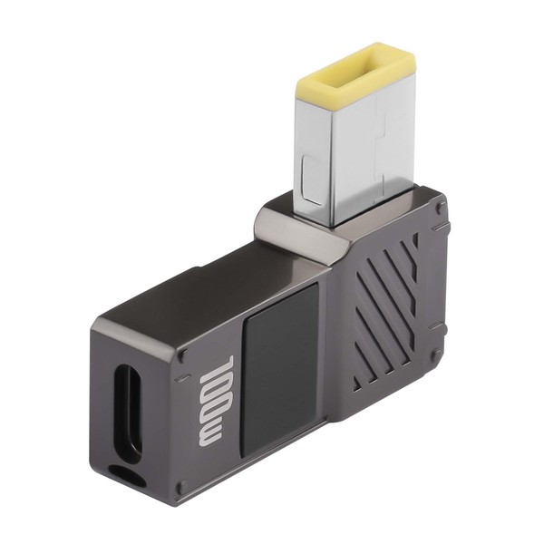 GINTOOYUN 2PCS USB C to Slim Tip Charging Converter Adapter