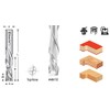 Amana Tool 46176 - Espiral de compresión de carburo sólido