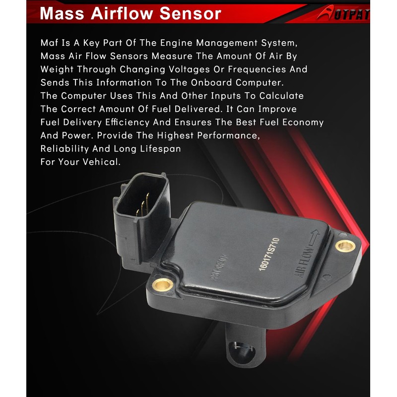 AOTPAT Mass Airflow Sensor for:-Nissan Frontier 1998-2004 Xterra 2001-2004 Pickup