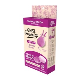 Shampoo Sólido de Lavanda para Cabello Normal, 75gr