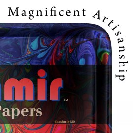 Kashmir Rolling Tray Set of 3 Metal Tray Perfect for Travel Storage & Serving by Kashmir