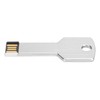 ASHATA Key Shape USB Flash Drive, Silver Thumb Drive 8GB-64GB,
