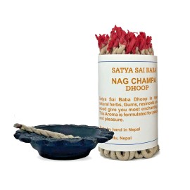 Handmade Sai Baba Rope Incense Set Of 4 Burning Gently With Lokta Paper Wick