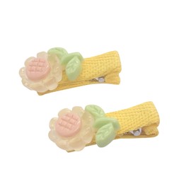 2PCS Flower Hair Clips for Women Girls Cute Hair Barrettes Duckbill Hair Accessories Sunflower