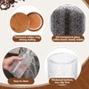Suclain 3 Pcs 34 oz Glass Coffee Grounds Container with