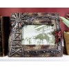 Rustic Western Agricultural Windmill Outpost Tower Picture Frame 4"X6" Photo