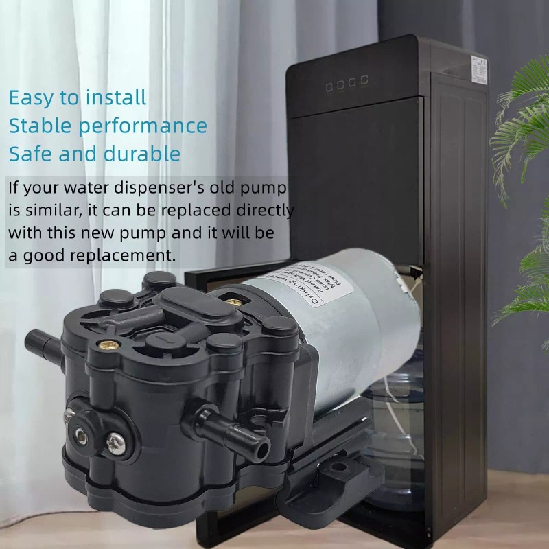 Qiangsens DC 12V Water Dispenser Water Pump 1.6LPM 35PSI Self-priming
