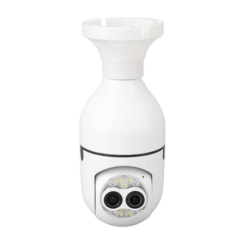 Dual Lens Camera 110 to 250V Sound and Light Alert