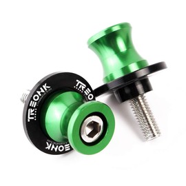 M8 Stand Mount - Mounting Stand Adapter Aluminium Swing Arm Adapter Motorcycle Prism Bushes Bobbins for Kawasaki Z900 2017-2019 Z900RS 2018-2019 Z650 2017-2019 Versys 650 2015-2019 Ninja400 2018-2019