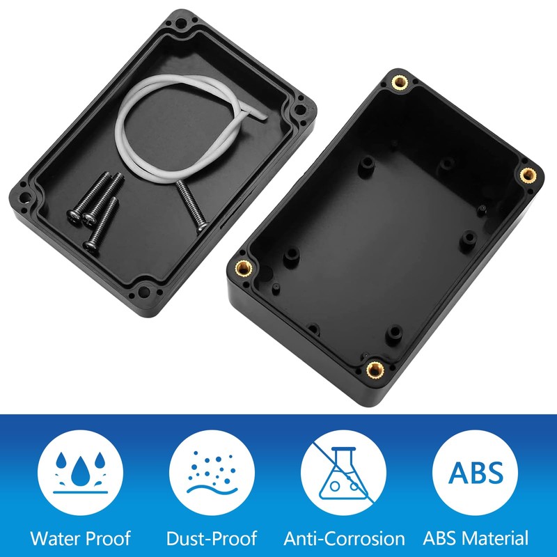 PIWOSGOL 4 Piece Junction Box Waterproof IP65, 100 x 68