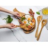 SOLTAKO Olive Wood Spoon Cutlery Cooking Spoon (3-Piece Cooking Spoon)