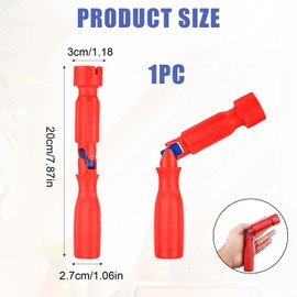 Toilet Seat Spanner Plumbing Tools Toilet Seat Fitting Tool Universal Toilet Seat Installation Key Adjustable Tightening Tool Easy Installation & Removal Installation Wrench 10/13/17mm(1 Pack)