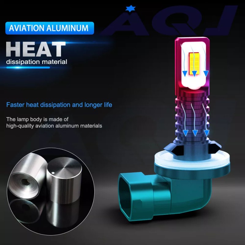 AQJ 2 Super Bright LED light bulbs Deere 1023E 1025R