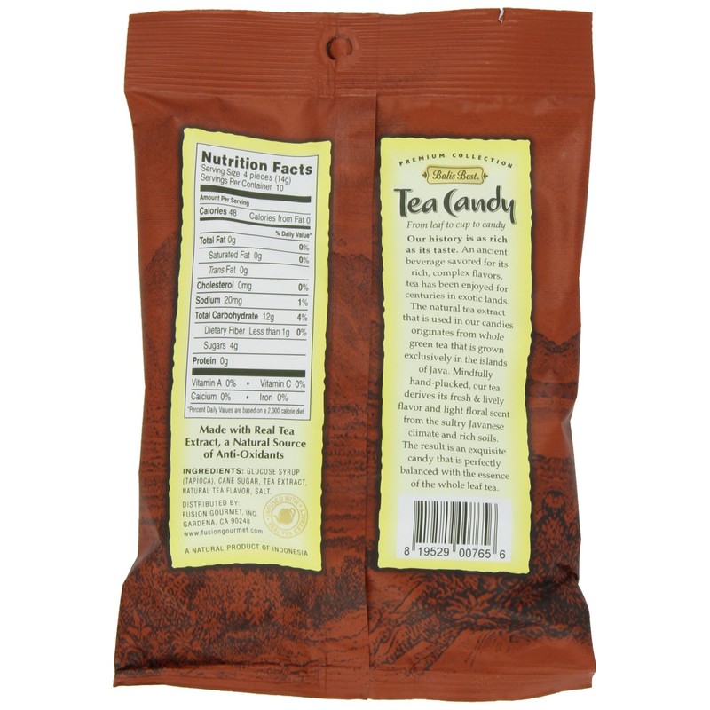 Bali's Best Classic Iced Tea Candy, 5.3-Ounce Bags (Pack of
