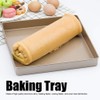 28x28x3cm DIY baking Tray gold Aluminum Alloy square shape Non-stick