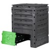 Segawe Compost Bin 120 Gallon Large Outdoor Composter PP Material