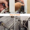 15ft LONG Washing Machine Hoses UPGRADE by Blutoget- Braided Stainless