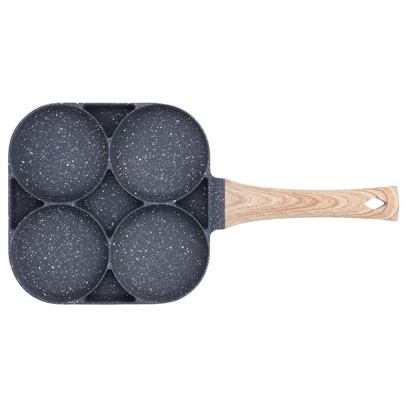 4 Hole Egg Frying Pan 18cm Nonstick Pancake Pan Breakfast