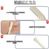 FUGSHIYI Nose Hair Cutter, Nasal Hair Cutter, Nickel, Manual, 20