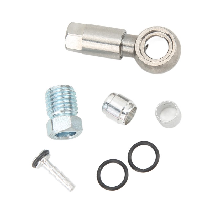 Bike Olive Hose Fittings Kit Stainless Steel Five Wire Body