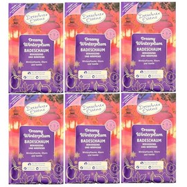 Dresdner Essenz Dreamy Winterplum Bath Foam 6 x 60 g Pack of 6