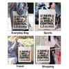 Dumyum Funny Book Reading Canvas Tote Bag for Women Book
