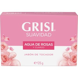 Grisi Jabón de Tocador Agua de Rosas Cuarzo Rosa 125 gr