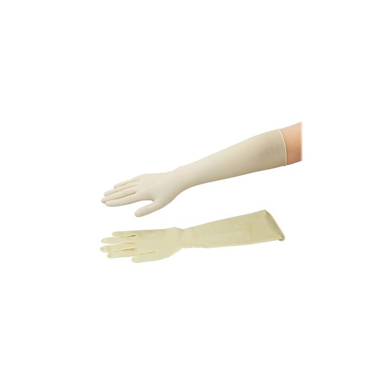 Latex Long Gloves (Super Long) Gamma Ray Sterilized, Small, Pack