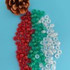 Gxadwzy Pony Beads 6 x 9 mm Glitter with Large