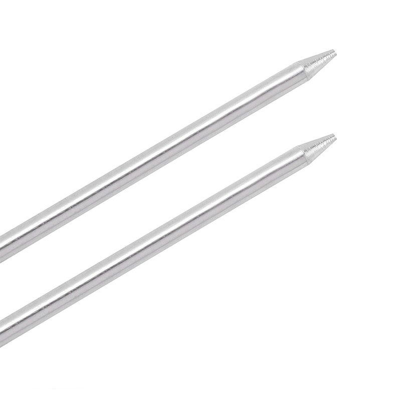 Stainless Steel Fork Wood Handle U shaped BBQ Roast Needle