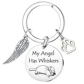 Nfyxcaz Cat Memorial Gifts Cat Lover Gifts Cat Keyring For Women Cat Remembrance Gifts For Cat Mum Cat Dad Sympathy Gift For Cat Lovers Loss Of Cat Gift