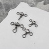 Briny River 50pcs 3 Way Fishing Tackle Swivels 1# 2#
