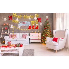 That There is an RV Banner, National Holiday Banner, Christmas Vacation Party Decorations Banner, Ugly Sweater Party Decorations Banner, Funny Christmas Holiday Party Decorations, Xmas Decorations